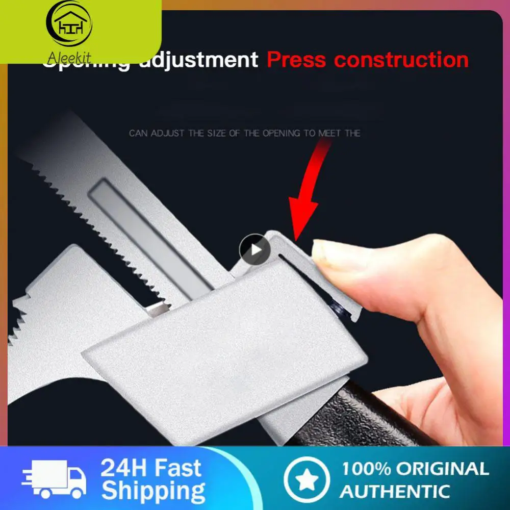 

Universal Adjustable Double-ended Wrench Multifunctional Bath Wrench Aluminium Alloy Open End Spanner Bathroom Repair Hand Tool