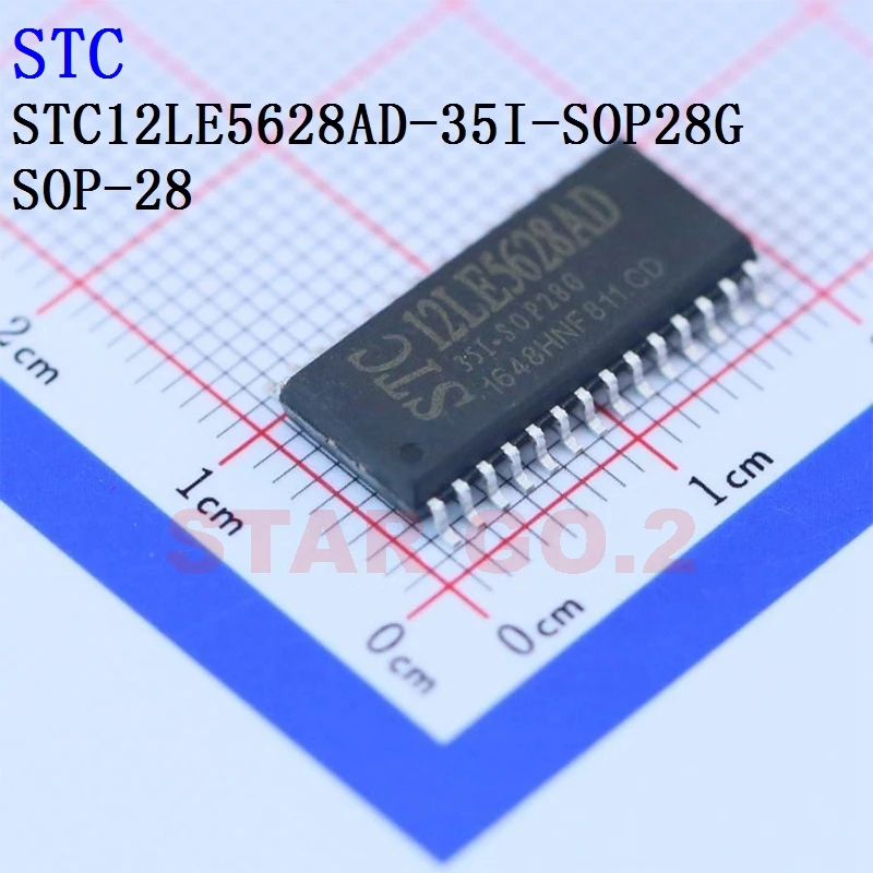 

2PCSx STC12LE5628AD-35I-SOP28G STC Microcontroller