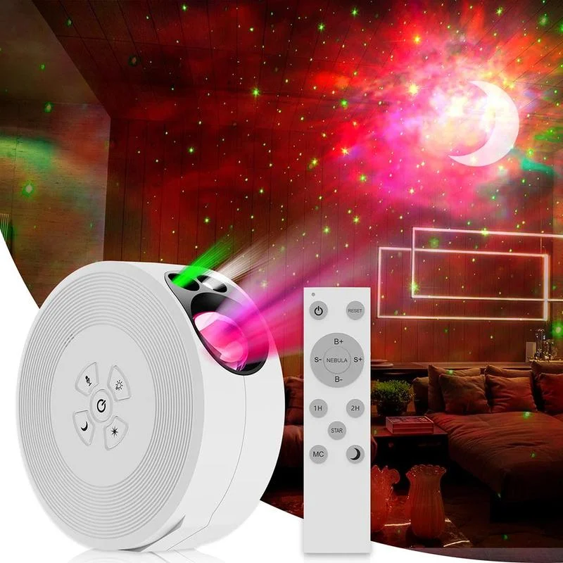 Star Projector Colorful Galaxy Night Light LED Moon Laser Ambient Light for Decorating Bedroom Lamps Gifts for Children