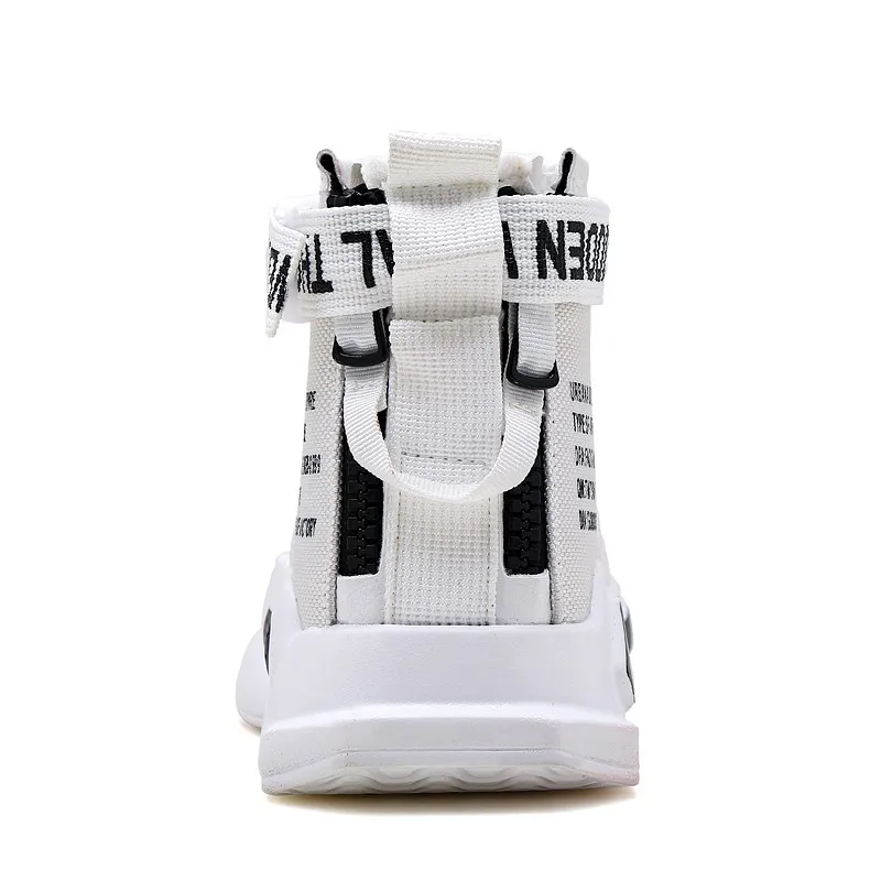 Mens Casual Sneakers High-tops Sneakers Trendy Boys Basketball Sports Tennis Shoes Outdoor Off-road Shoes Couple Sneakers