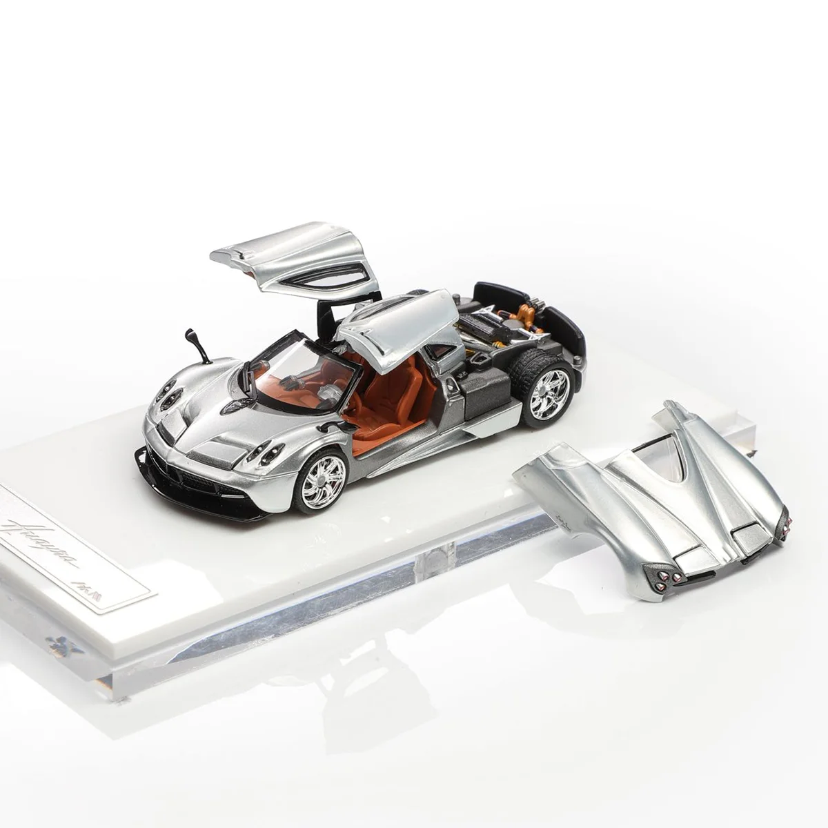Фото Масштабная модель 1/64 Pagani Huayra Coupe 2014, 3 варианта расцветки, литой сплав – коллекционная миниатюра гиперкара для подарка и демонстрации №3