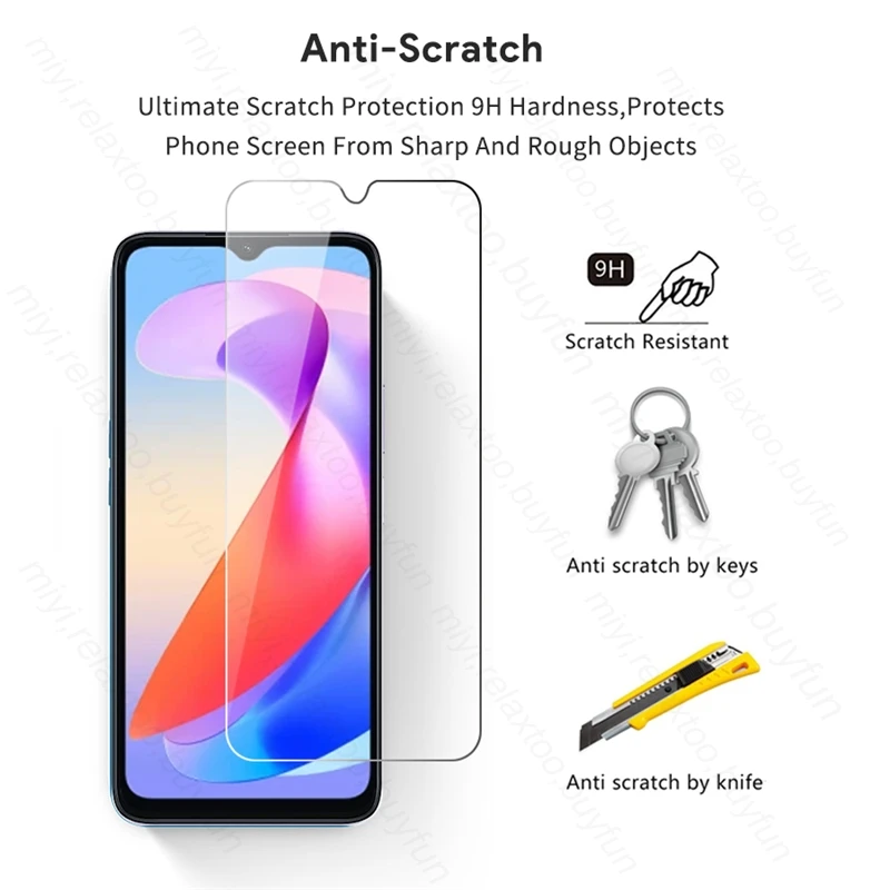 Фото 4 шт., Защитное стекло для honor x6a honorx6a 4g №5