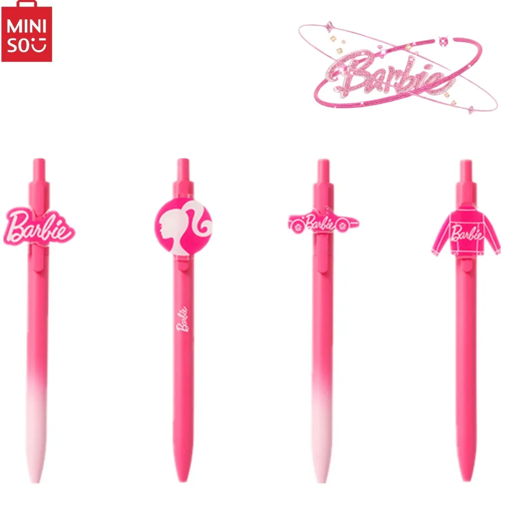 

Miniso Барби аниме кавайная девушка SMD нейтральная ручка акриловая Милая Студенческая черная 0,5 мм канцелярские принадлежности ручка для письма подарок