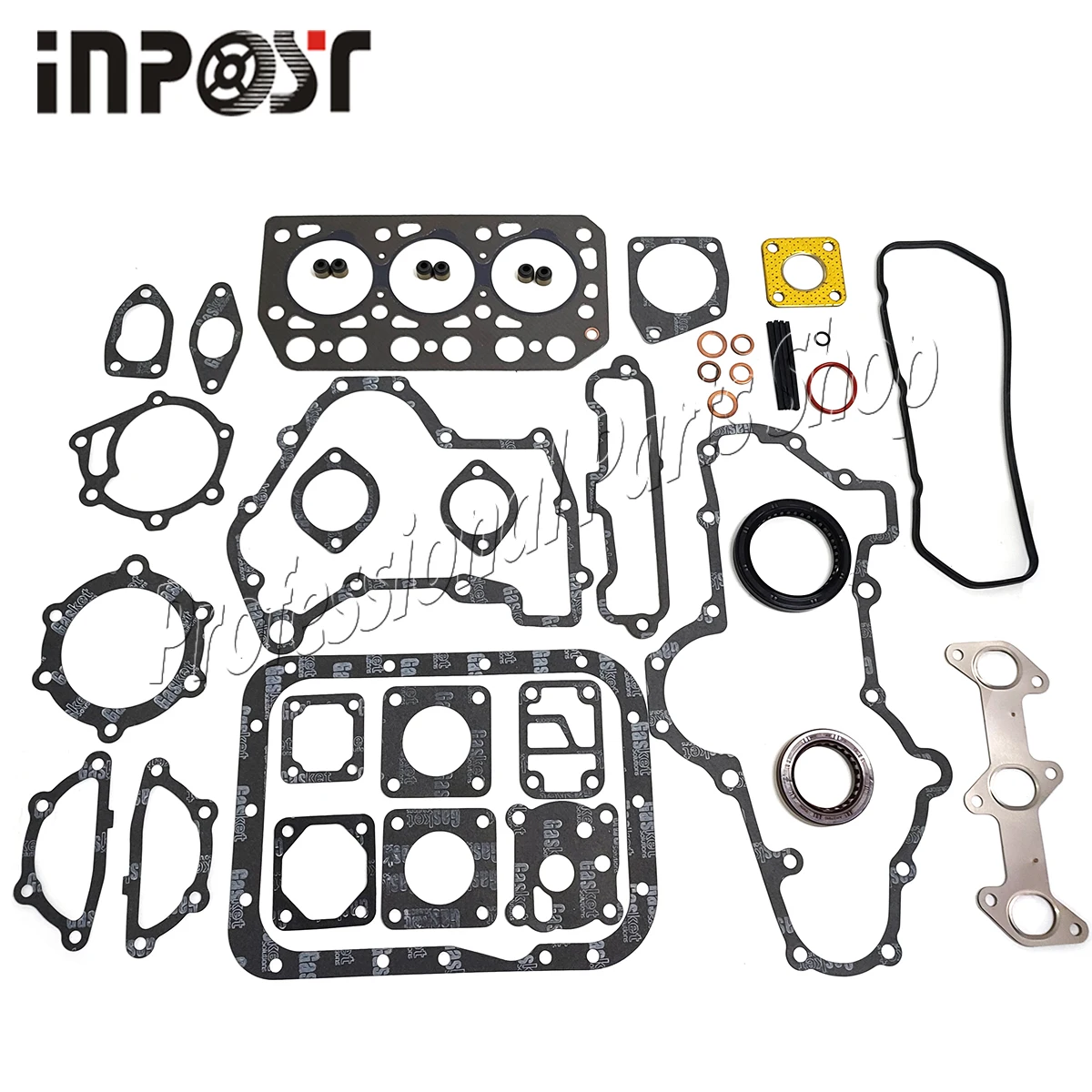 

Комплект прокладок двигателя K3D для Mitsubishi K3D MT17 MTE1800 MT210, для Iseki TU170 TU160, Case 245