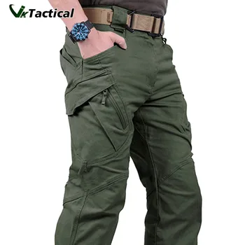 Tactical Cargo Pants Men Outdoor Waterproof SWAT Combat Military Camouflage Trousers Casual Multi Pocket Male Work Joggers 5XL 1