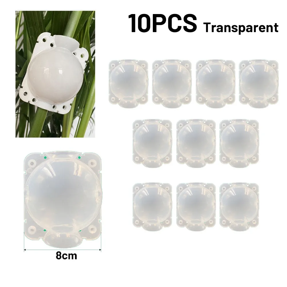 10PCS Plant Rooting Equipment High Pressure Propagation Ball Garden Graft Box Graft Propagation Box Plant Breed Tools
