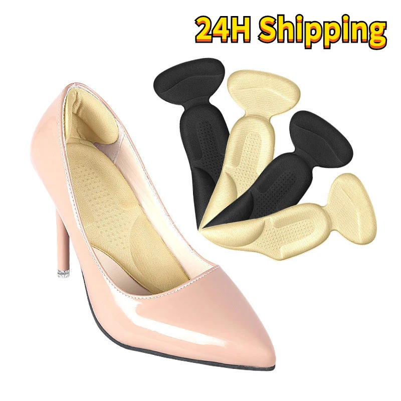 

1Pair 3-in-1 Heel Sticker Anti-drop Heel Rubbing Foot Sticker High-heeled Shoe Sticker Anti-wear Sticker Heel Pad Foot Care Tool