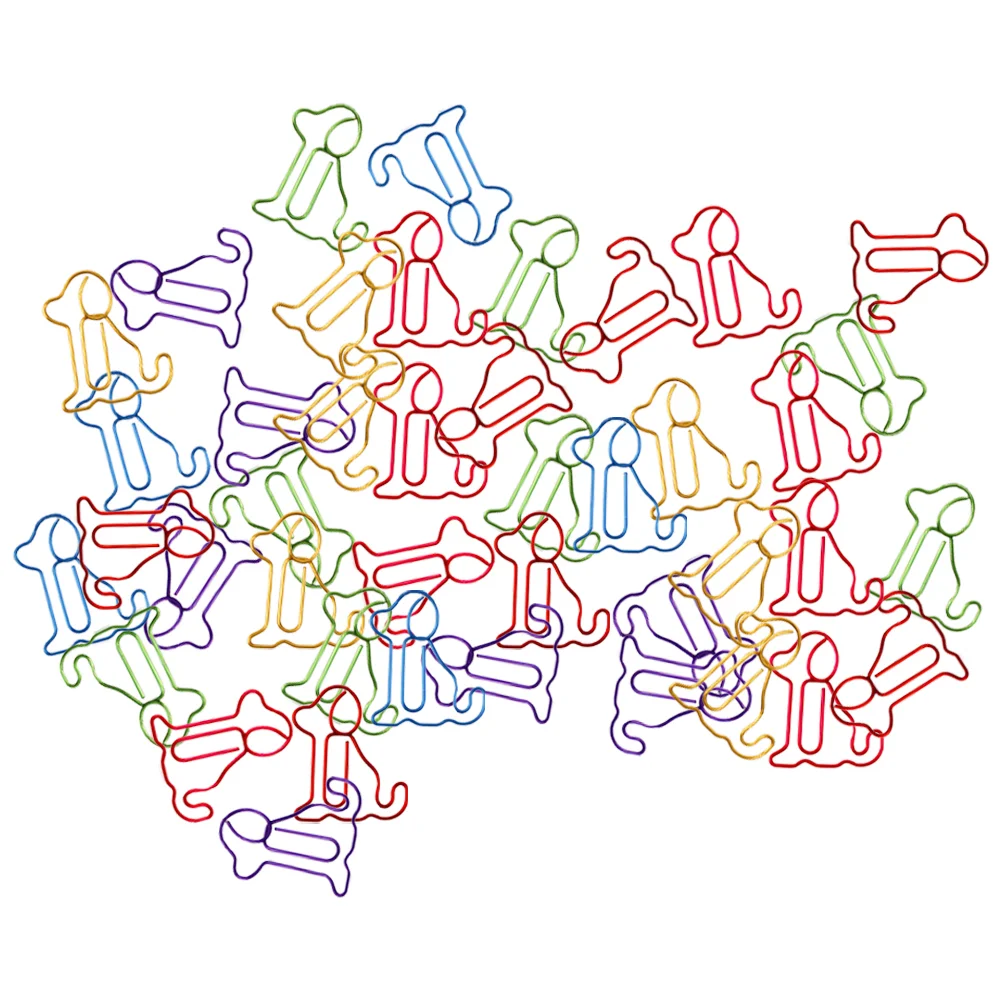 30 шт. скрепки для бумаг собак мини-зажимы изысканный декоративный зажим купюр