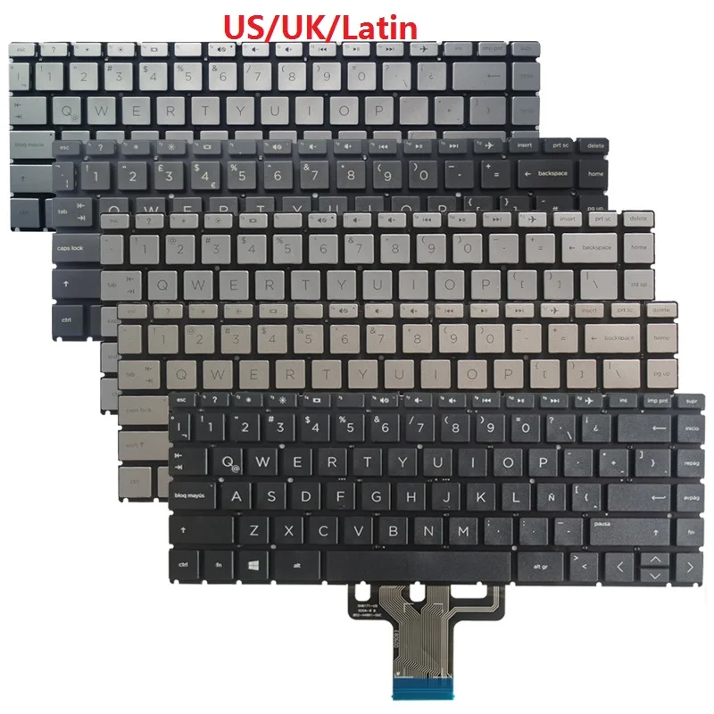 

NEW UK/US/Latin LA laptop keyboard for HP Pavilion X360 14-CK 14-CD 14M-CD 14-CE 14-CM 14-DG TPN-Q207 TPN-I131 TPN-W131