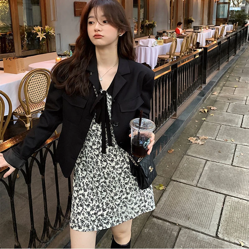 Мини-платье женское с цветочным принтом элегантное праздничное мягкое весеннее