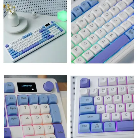 throughpp трёхрежимная механическая RGB-клавиатура ABS