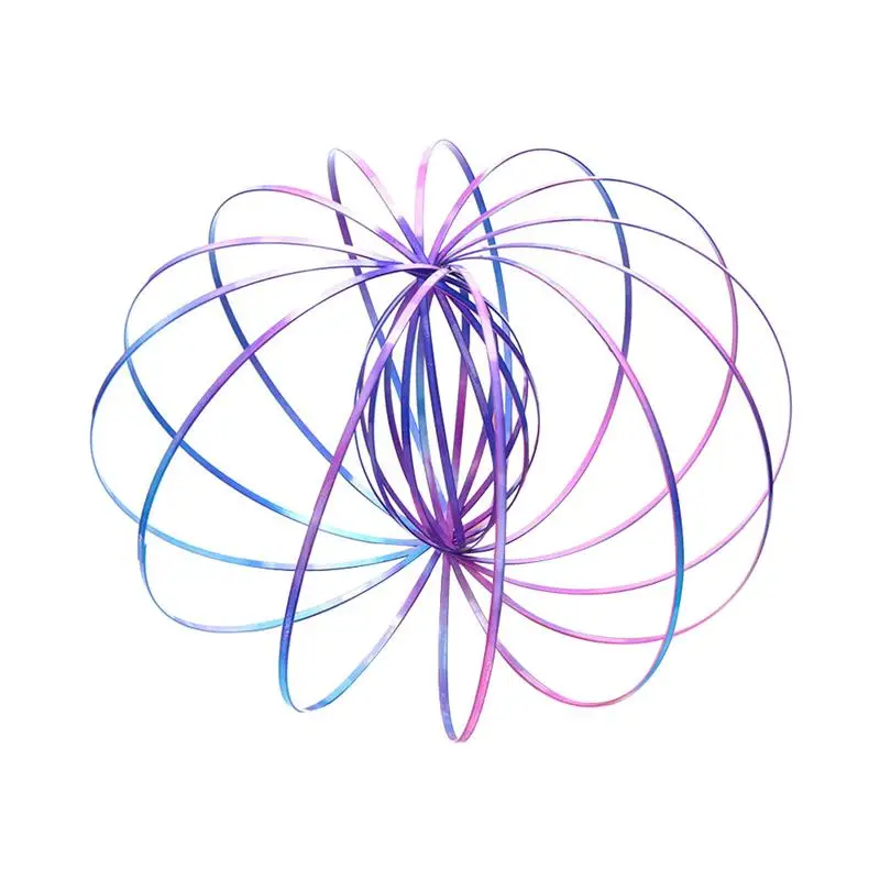 

3D Flow Rings Exercise Pattern Fluid Bracelet Spinner Magic Toy Interactive Fluid Ring Funny Toy Kids Anti Stress Gadgets Toys