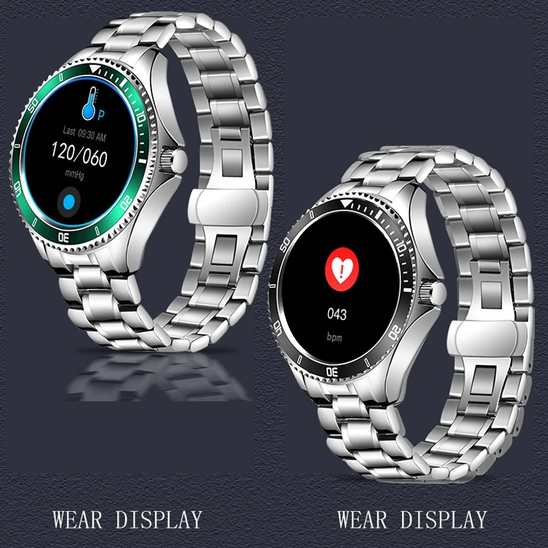 rollstimi new smart watch mens bluetooth call full touch screen luxury fitness ip67 smart bracelet for xiaomi phone huawei ios free global shipping