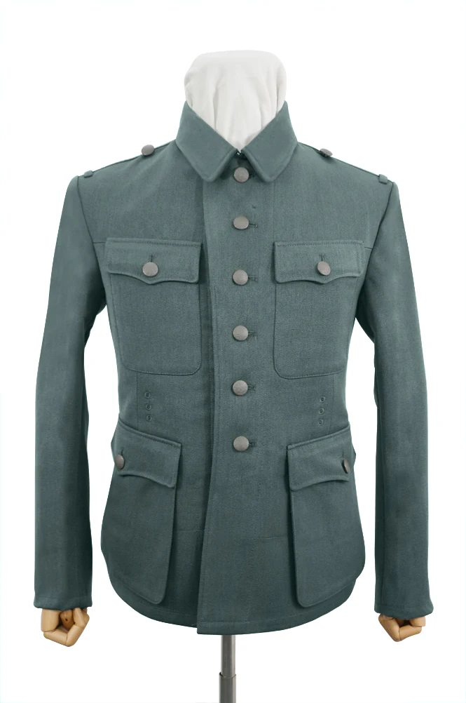 

GUDA-070 WWII German M42 Heer NCO Fieldgrey Gabardine tunic Feldbluse