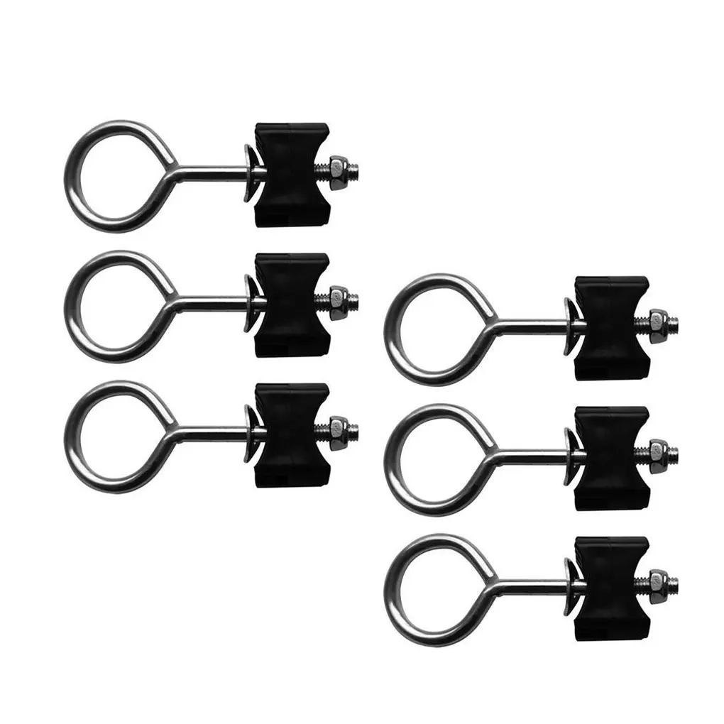 

Комплект из 6 винтов для батута, Оцинкованные Столбы, винты для нижней части, стабильные аксессуары для батутов