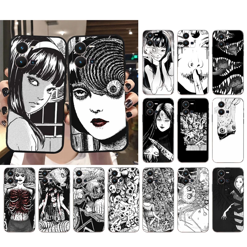 

Phone Case for VIVO Y53S Y33S Y11S Y31 Y21 Y70 Y20 Y21S Y72 Y22S Y35 Y51 Y01 V23E V21 V23 V21E Horror manga Tomie Junji Ito