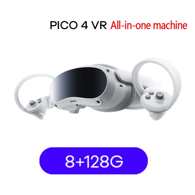 

Pico 4 Global Version VR Glasses All-in-One 3D 4K Display (8+128G) Headset Steam VR Virtual Reality Metaverse Games