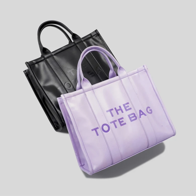 

Женская сумка через плечо с буквенным принтом, Большая вместительная сумка-тоут, сумки через плечо для женщин, Повседневная сумка, большая с...