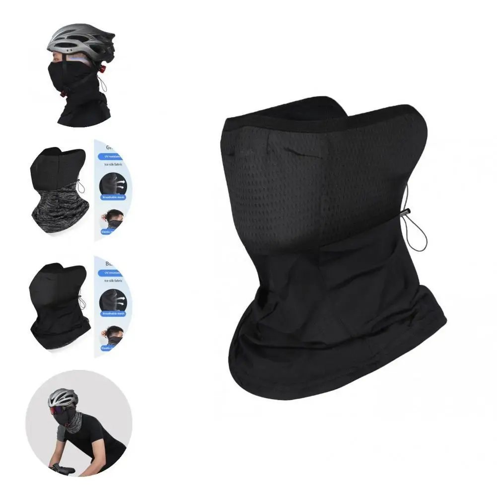 

Breathable Wind Scarf Exquisite Black/Grey Practical Cycling Face Scarf Motorcycle Face Scarf Motorcycle Face Scarf