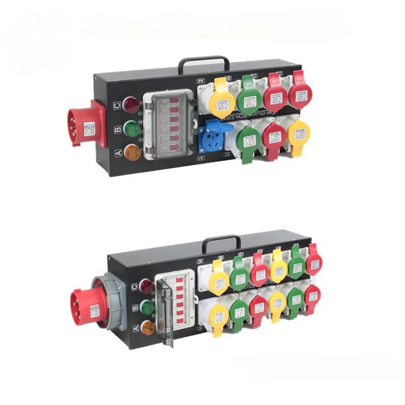 

Коробка распределения мощности 32 А с 8 розетками и 12 розетками, подходит для промышленных и наружных сред под заказ