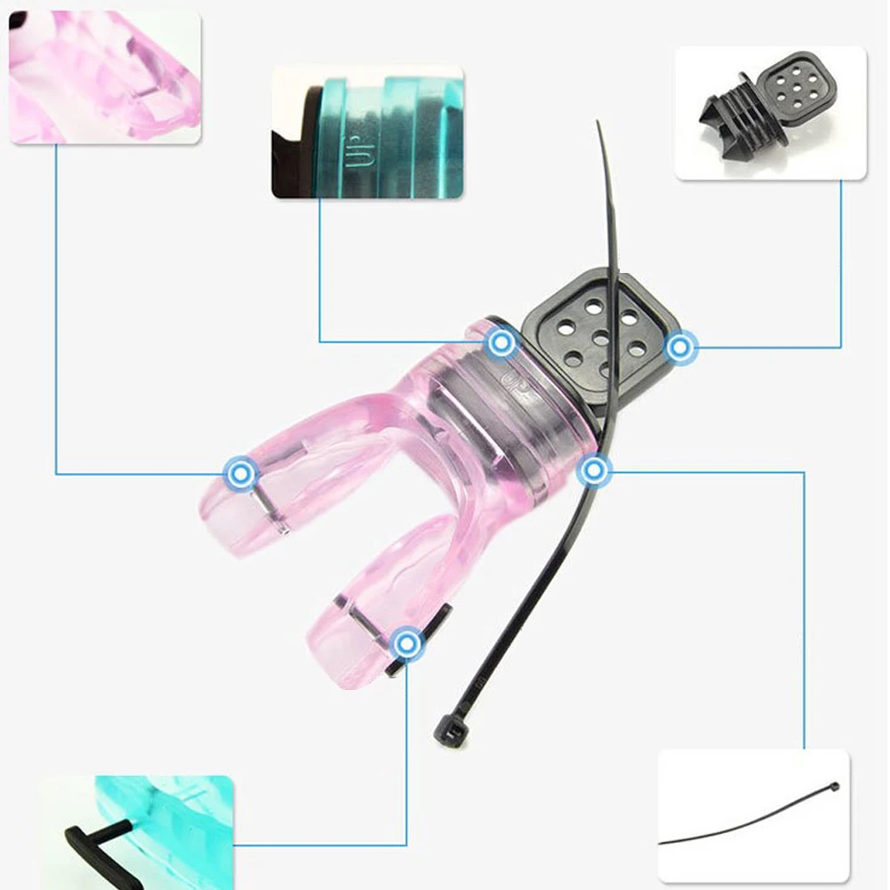 

1PCS Bule/Black/White/Pink Non-toxic Snorkel Regulator Diving Mouthpiece Scuba Moldable Bite Mouthpiece 5*7cm 2023 New 4 Colors