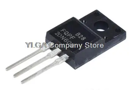 

Refurbished FQPF20N60C 20N60C TO-220 LCD power switch tube 5PCS -1lot