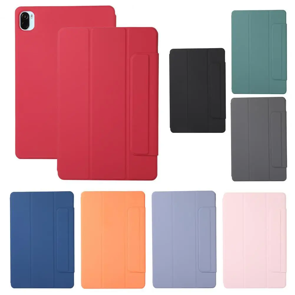 

Tablet Protective Case Multi-purpose Anti-scratch Soft Magnetic Thrifold Tablet Slim Storage Sleeve for Xiaomi Mi Pad 5/5 Pro