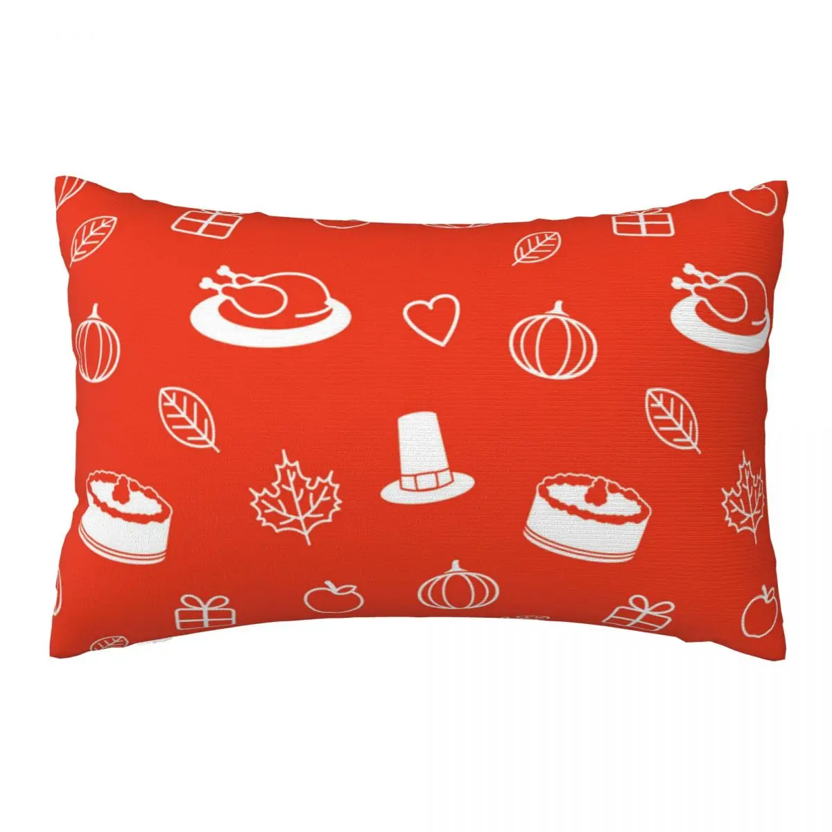 

Thanksgiving Day Vector Decorative Pillow Covers Throw Pillow Cover Home Pillows Shells Cushion Cover Zippered Pillowcase