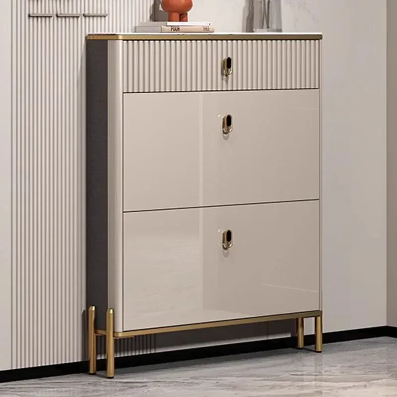 Шкаф для обуви тонкий прихожей угловой шкаф с вентиляционными отверстиями