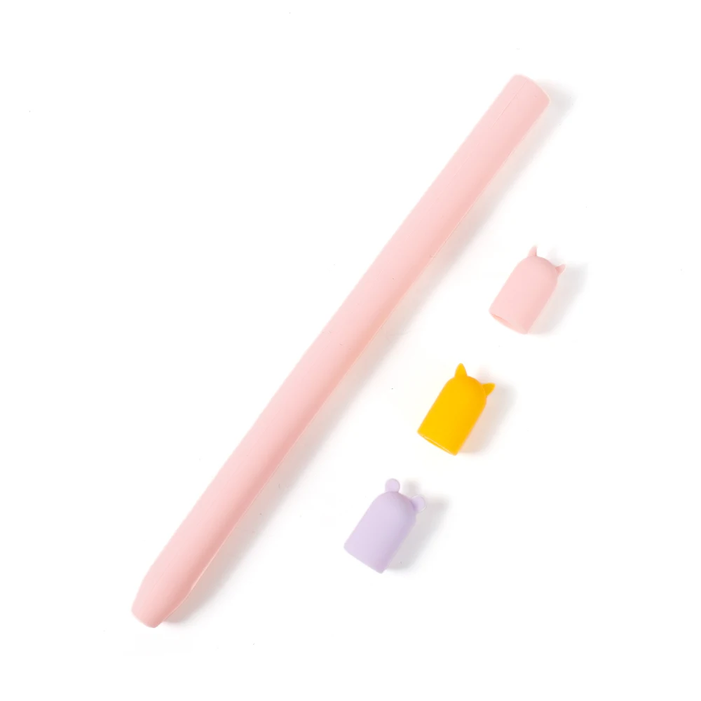 Милый мультяшный силиконовый чехол-карандаш для Apple Pencil 1 защитный чехол планшета