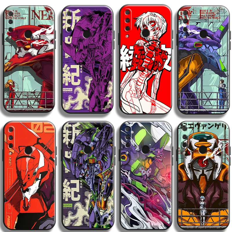 

EVANGELION Anime Phone Case For HUAWEI P20 P30 P40 Lite Pro Plus P20 Lite 2019 5G Back Soft Funda Unisex Liquid Silicon