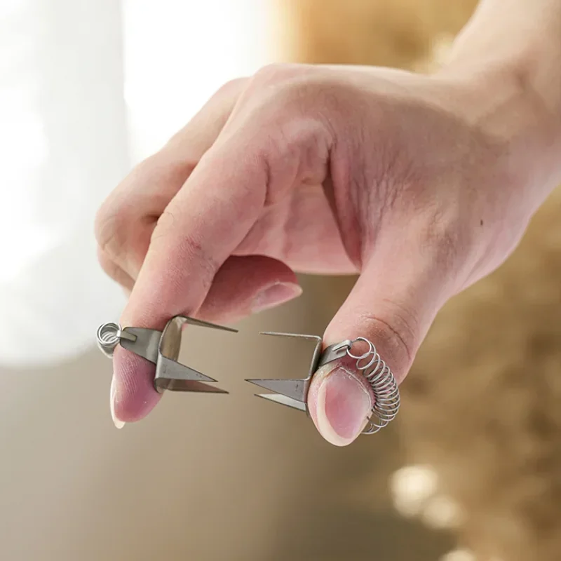 Зажим Для Пальцев Из Нержавеющей Стали Инструмент Глазури Керамическая Керамика