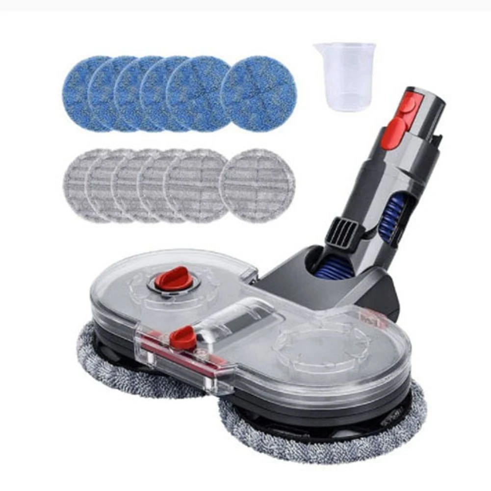 

Electric Wet Dry Mopping Head for Dyson V7 V8 V10 V11 Replaceable Parts with Water Tank Mop Head Mop Pads and Water Cup