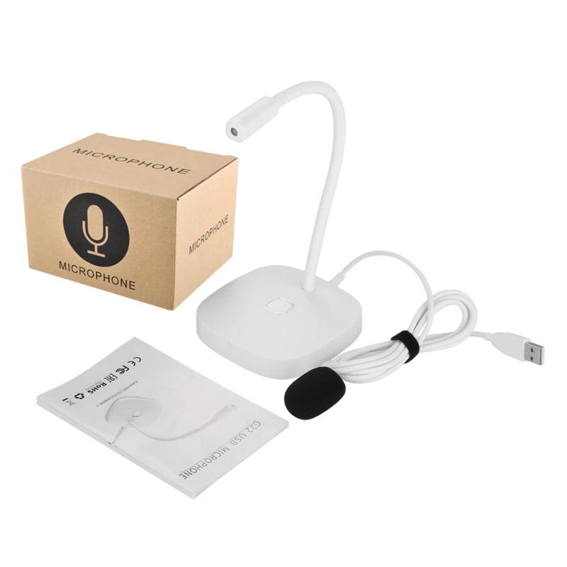 

Professional USB Desktop Voice Mic Gaming Conference Mini Condenser Microphone 40JB