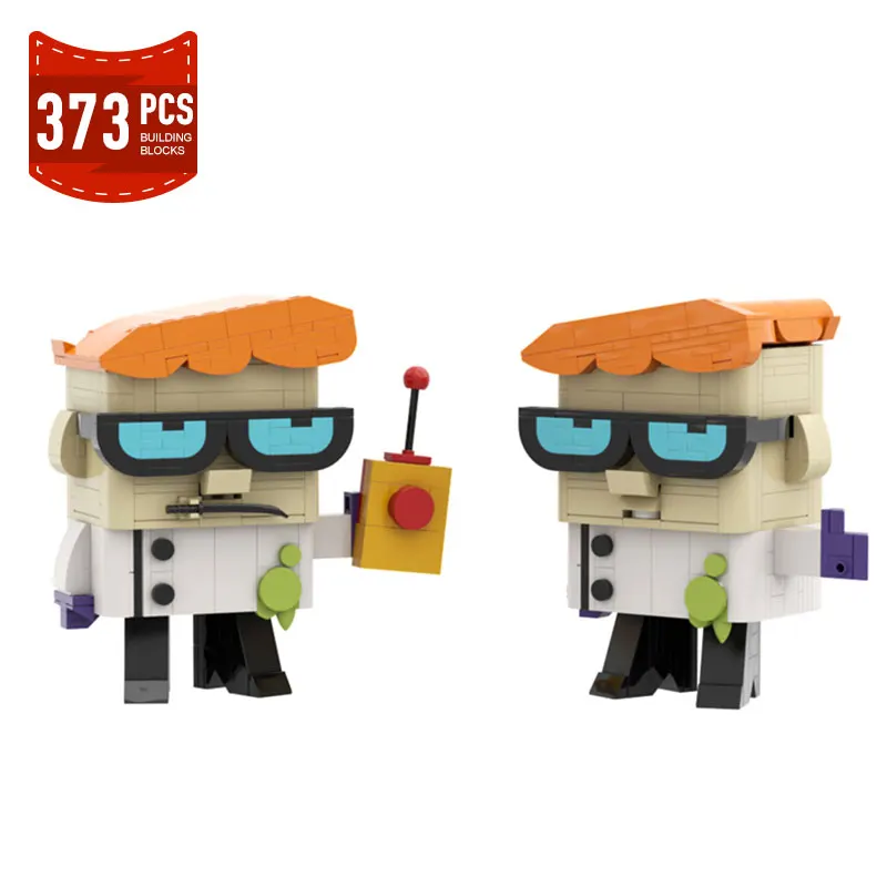 

Конструктор Moc мультяшный персонаж, доверие и этикетка, для детей, набор конструктора Декстера, аниме экшн-фигурки, кирпичные игрушки для де...