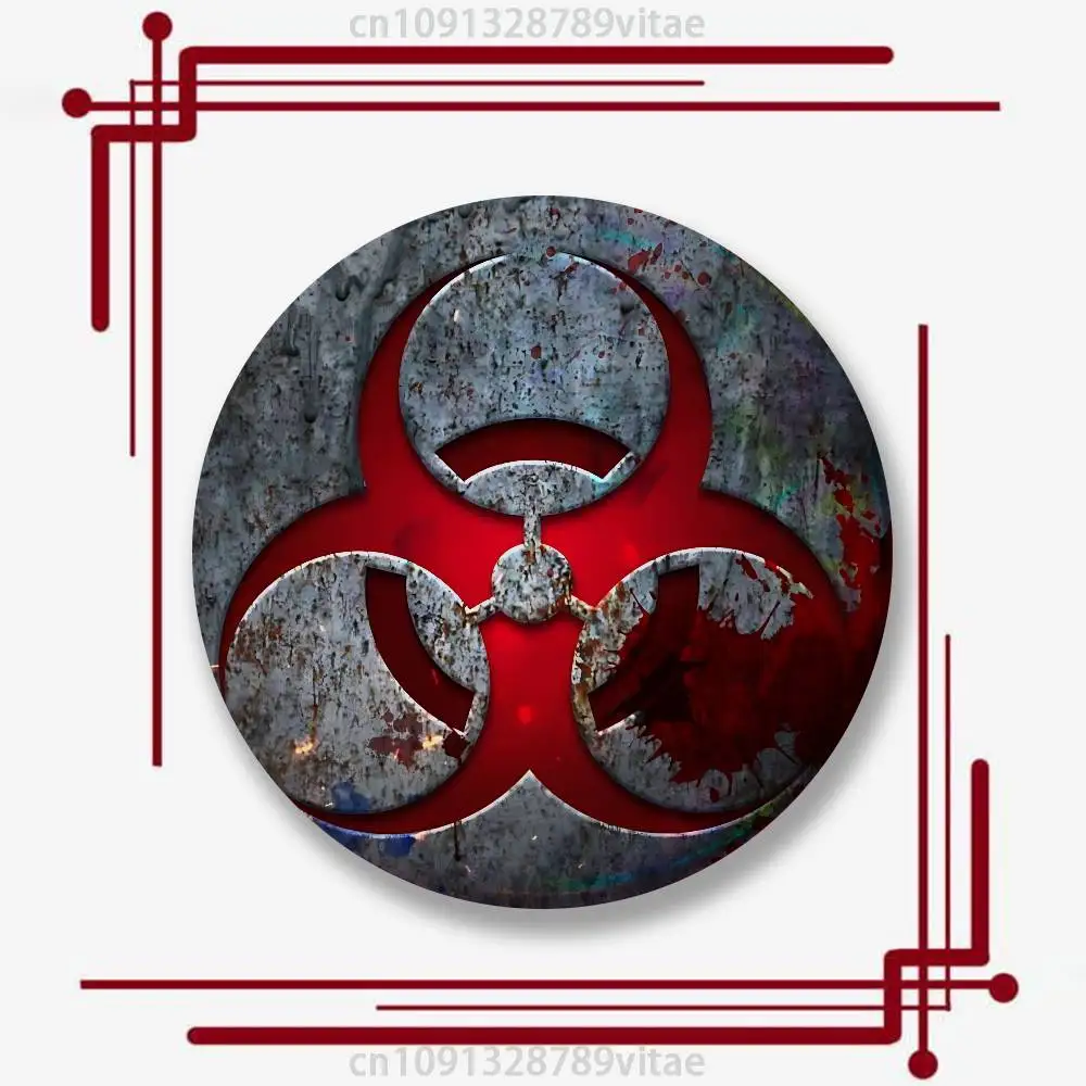 Значки Umbrella Corporation Biohazard Nuclear, 58 мм, милые мультяшные значки ручной работы, броши для рюкзаков, аксессуары, украшения, подарки (art.: 3920dca7e4bc4) - 3920dca7e4bc4