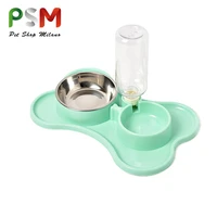 psm cat automatic water dispenser double bowl food basin dog water dispenser large drinking bowl no electricity pet supplies