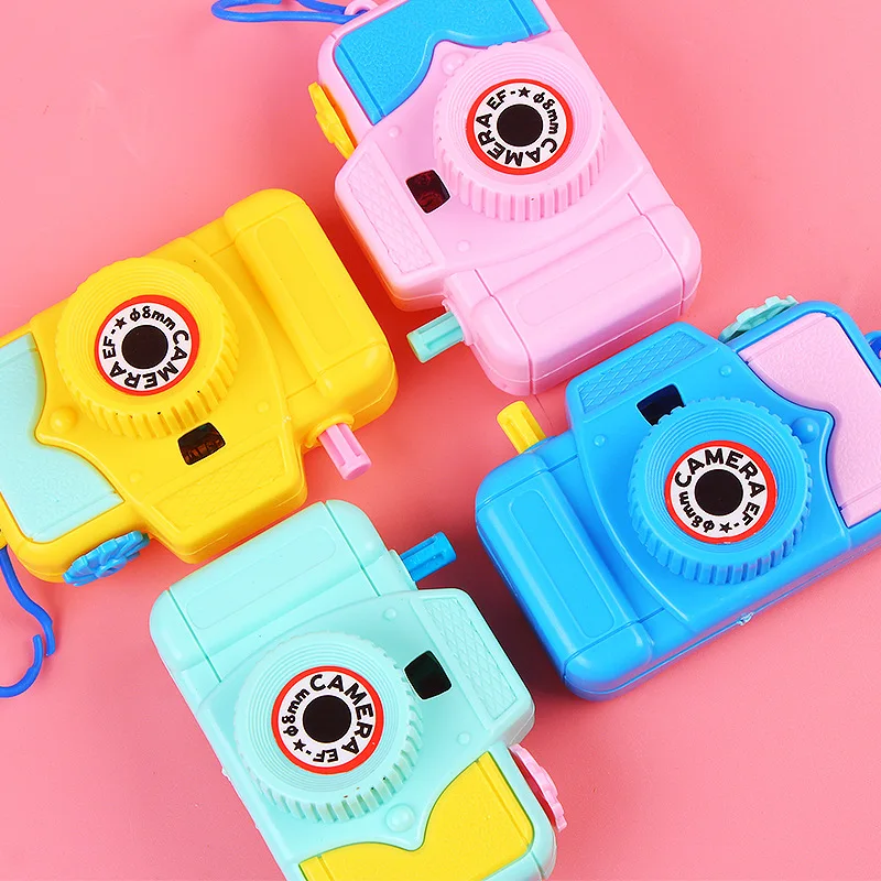 

12 Pcs Children Camera Toy Perfect For Boys Girls Birthday Party Favors Giveaway Pinata Small Gift 7x4.5 Cm 12 Animal Pattern