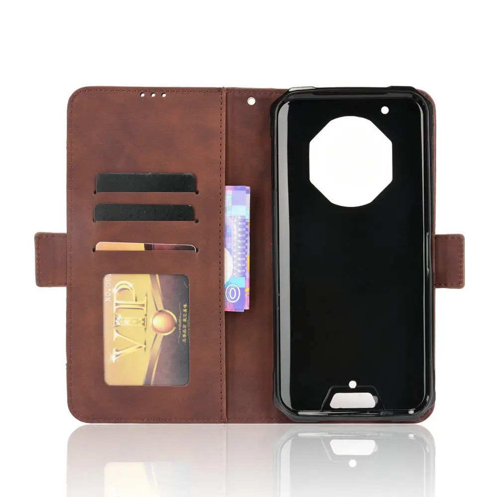 WP19 WP18 WP 15 19 5G Leather Wallet Slot Removable for Oukitel WP15 Flip Case 360 Protect Phone Cover WP16 WP13 WP 18  WP6 Case
