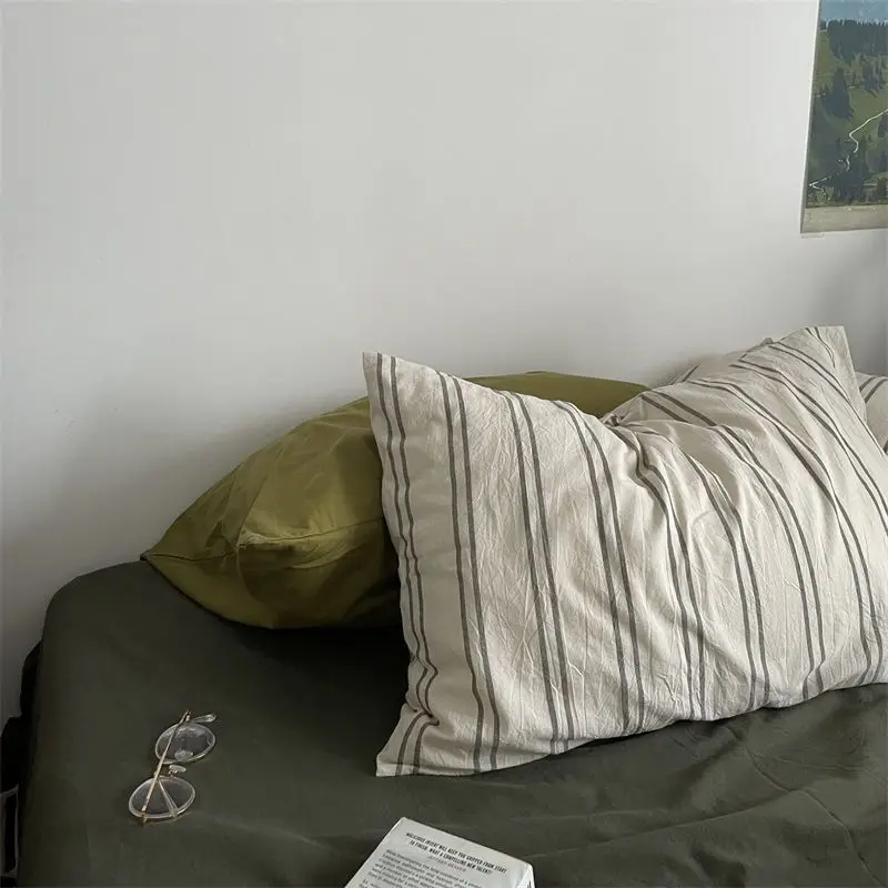 

Наволочка Гогвинси полосатая хлопковая