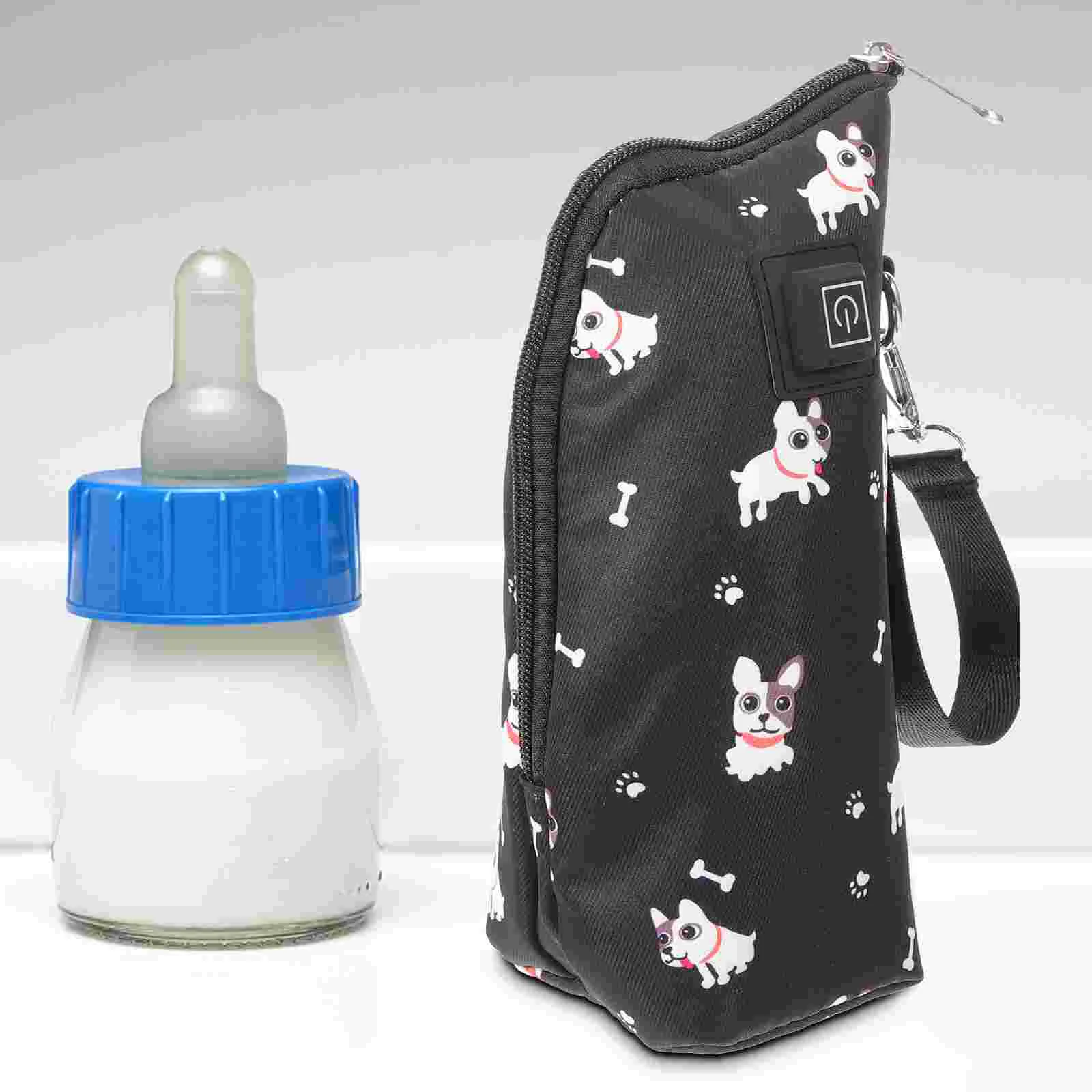 

Adjustable Milk Bottle Heater USB Baby Warmer Cover Cars Portable Insulated Bag