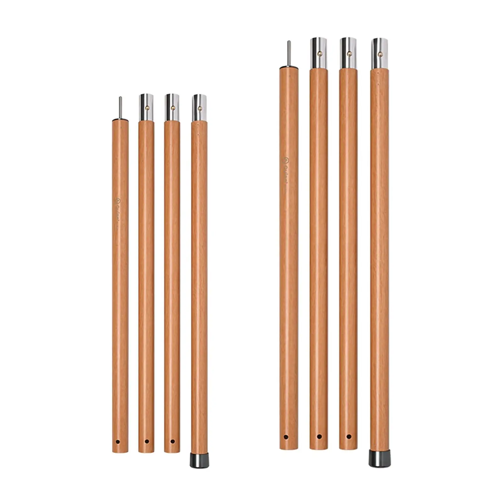 

Telescoping Tent Poles Lightweight Aluminum Alloy for Tarp Activity Camping