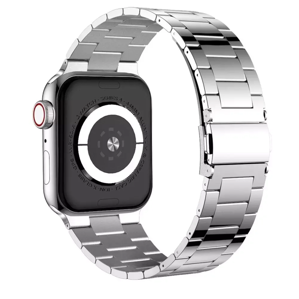 Strap For Apple Watch Series 7 6 5 4 3 Stainless Steel Bracelet pulseira Adapter correa for iWatch band 45mm 41mm 40mm 44mm 42mm