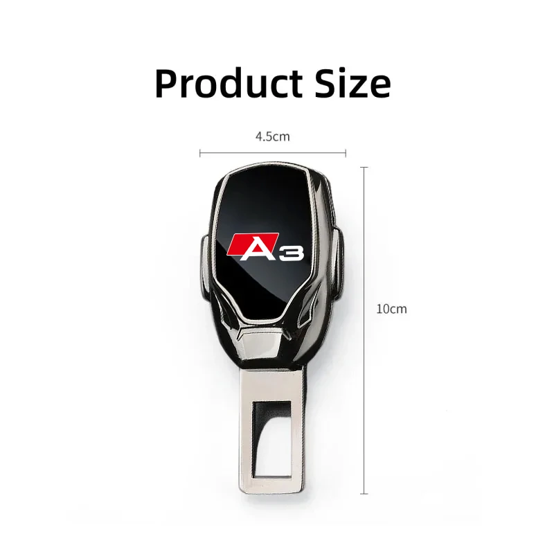 Зажим для автомобильного ремня безопасности, удлинитель замка ремня безопасности, пряжка, удлинитель для Audi A3 A4 A5 A6 A7 A8 Q7 Q3 Q5 Q8 S Line, автомобильные аксессуары (art.: 3920d4334ef73) - 3920d4334ef73