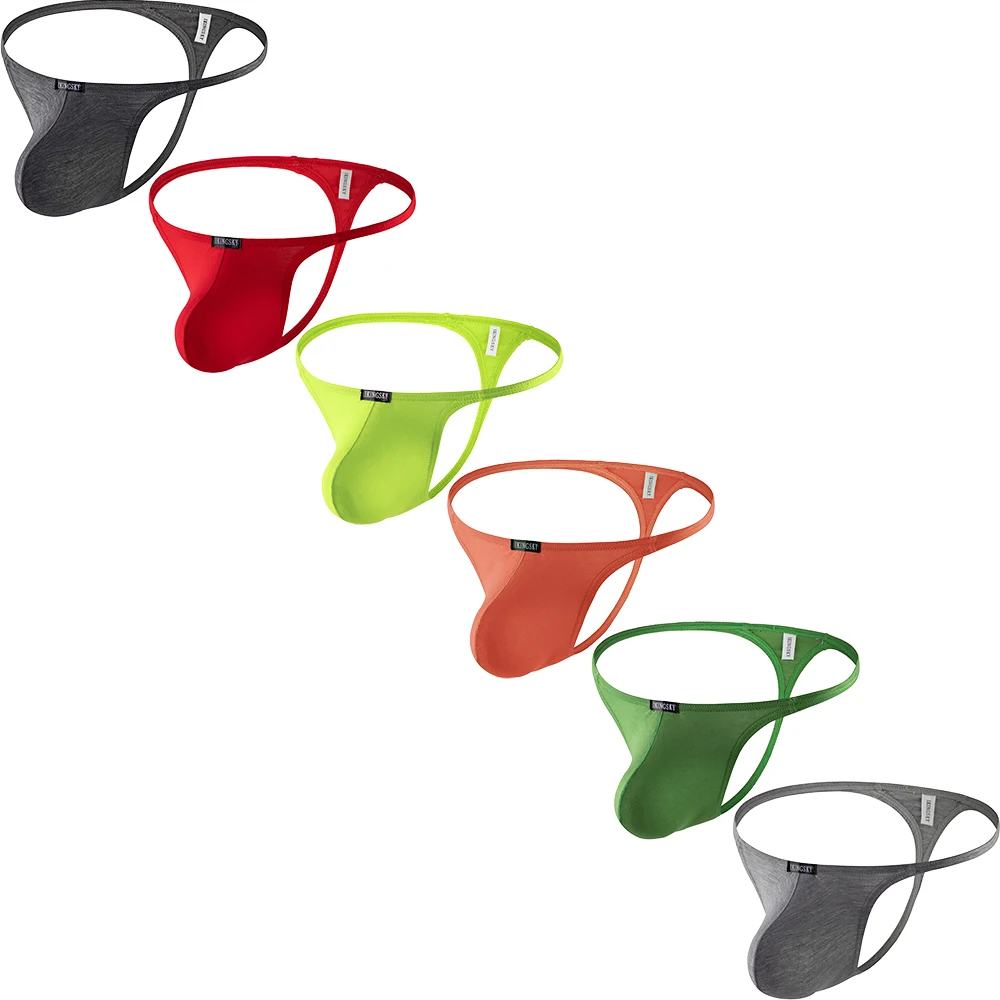 

Мужские Модальные Трусы-стринги iKingsky с большим мешочком, нижнее белье, пикантные трусы с низкой посадкой и Y-образной спинкой, Мягкие Трусы-стринги для мужчин