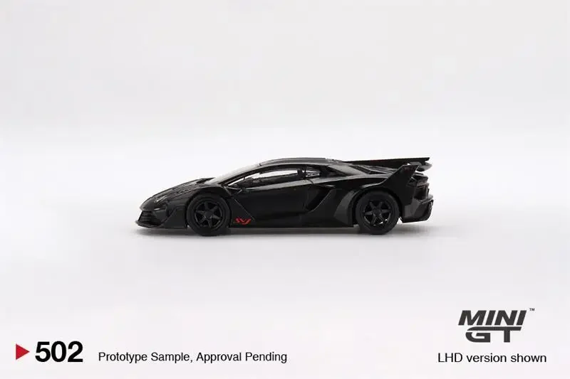 

MINI GT 1:64 LB-Silhouette WORKS Aventador GT EVO Matte Black LHD Model Car