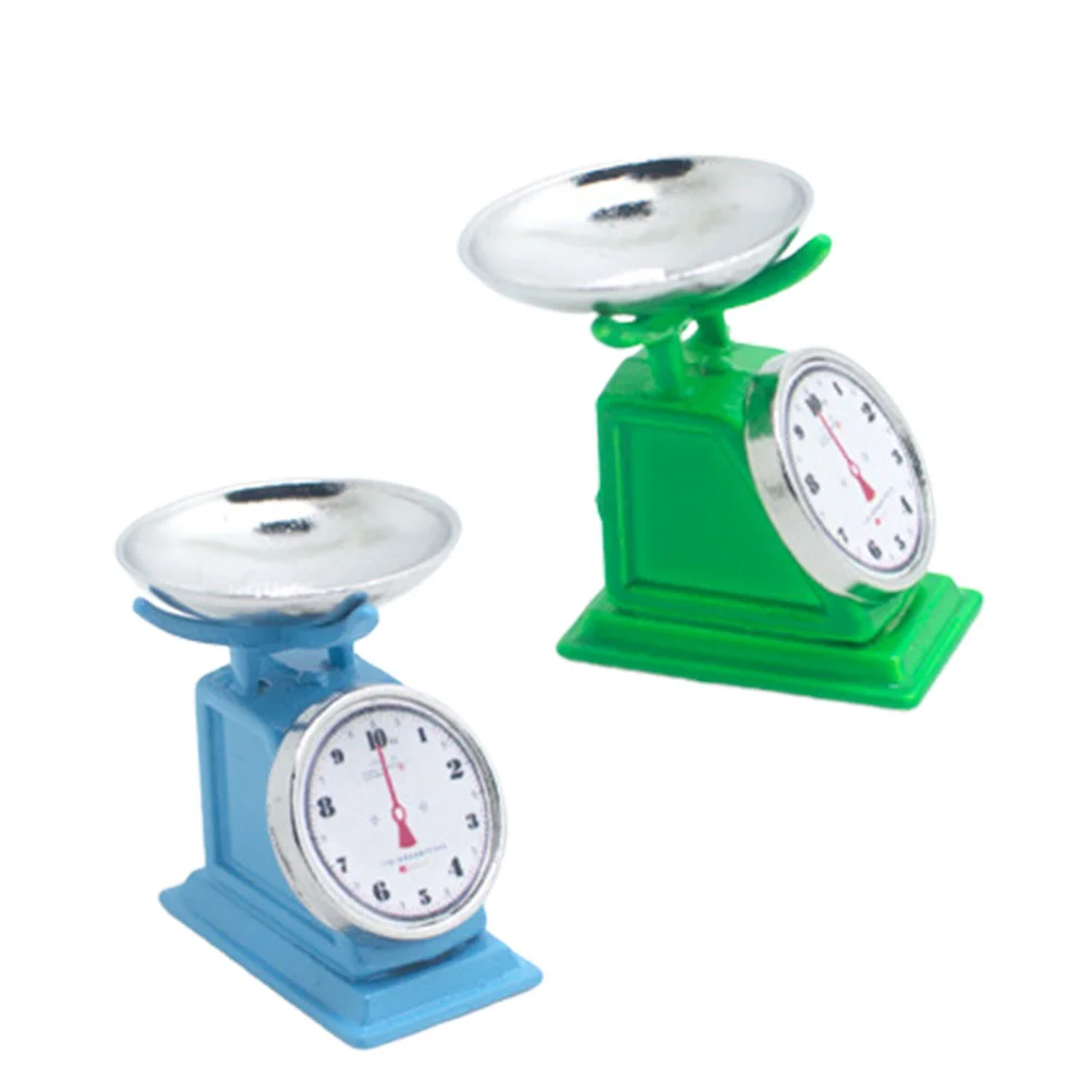 Весы кухонные игрушечные модели дома украшение из сплава статуя реквизит для