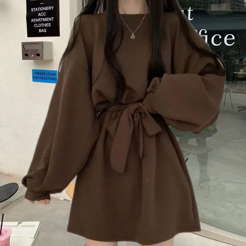 Тринадцатирядное платье с приталенной талией летнее Sen System Initial Love мягкое милое