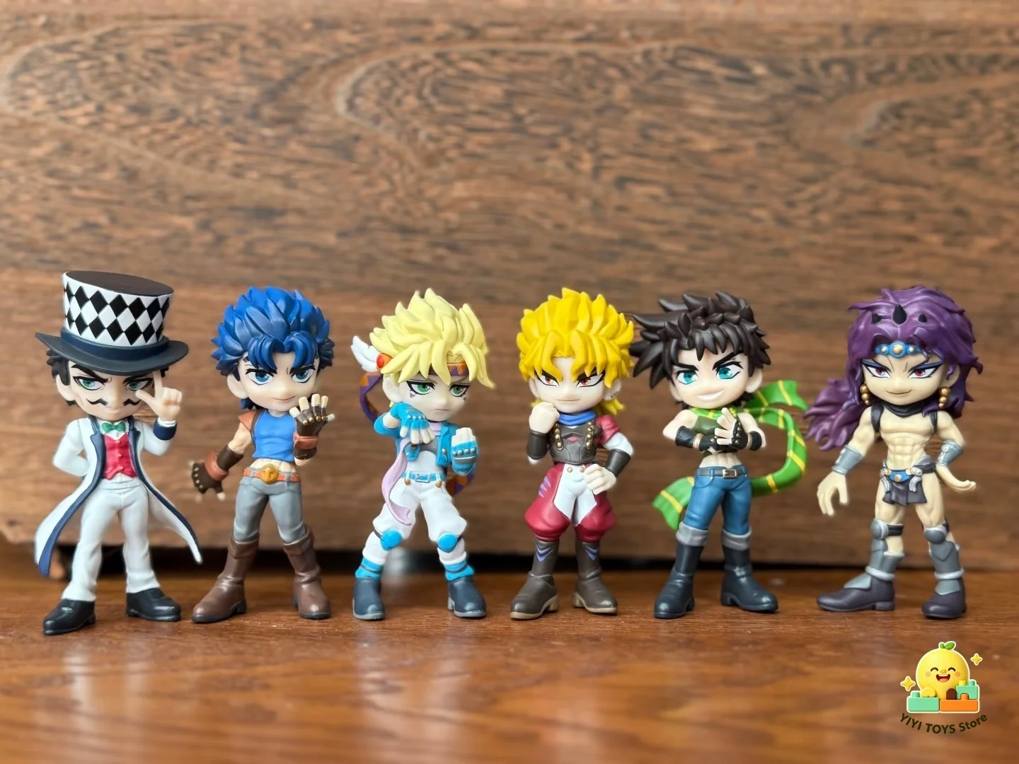 Фото Коллекционная мини-фигурка Bushiroad Jojo S Bizarre Adventure Palverse в слепой коробке, аниме-фигурка, декор для рабочего стола, для взрослых коллекционеров №1