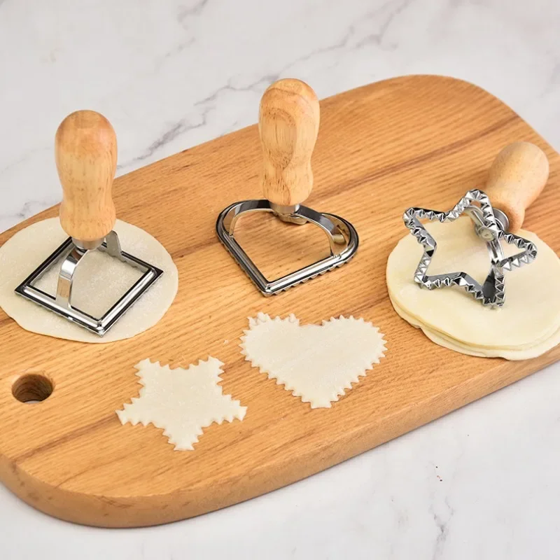 Кружевной принт равиоли форма для печенья из цинкового сплава тиснение цветов по